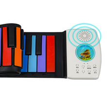 Load image into Gallery viewer, HUA008-49 49-Key Hand-Rolled Foldable Piano Children Color Piano, 49-Key