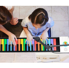 Load image into Gallery viewer, HUA008-49 49-Key Hand-Rolled Foldable Piano Children Color Piano, 49-Key