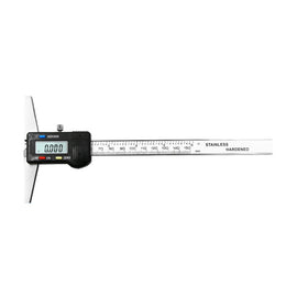 0-150mm Digital Display Depth Gauge Caliper Vernier Caliper Depth Measuring Ruler, 0-150mm