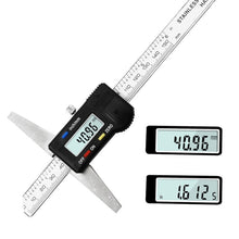 Load image into Gallery viewer, 0-150mm Digital Display Depth Gauge Caliper Vernier Caliper Depth Measuring Ruler, 0-150mm