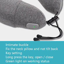 Load image into Gallery viewer, PL60 Neck Massager Cervical Spine Massage Pillow Household Inflatable U-Shaped Neck Pillow, PL60