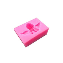 Load image into Gallery viewer, 2 PCS Angel Shape Fondant Cake Silicone Mold Aroma Soft Clay Clay Gypsum Plastic Decoration, Angel Shape