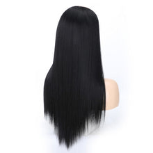 Load image into Gallery viewer, Wig Half Headgear Long Straight Hair U-Shaped Wig Headgear, 1.US-1B# Black, 2.US-1BT0906 #, 3. Black Gradient Sapphire Blue, 4.US-2# Natural Black, 5.US-4# Brown Black, 6.US-4H27#, 7.US-4M30# Linen, 8.US-4M33# Chestnut Color, 9.US-8#, 10.US-8H613#     ...