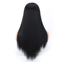 Load image into Gallery viewer, Wig Half Headgear Long Straight Hair U-Shaped Wig Headgear, 1.US-1B# Black, 2.US-1BT0906 #, 3. Black Gradient Sapphire Blue, 4.US-2# Natural Black, 5.US-4# Brown Black, 6.US-4H27#, 7.US-4M30# Linen, 8.US-4M33# Chestnut Color, 9.US-8#, 10.US-8H613#     ...