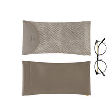 Load image into Gallery viewer, Snake Print PU Elastic Leather Sunglasses Bag  Myopia And Presbyopic Glasses Bag