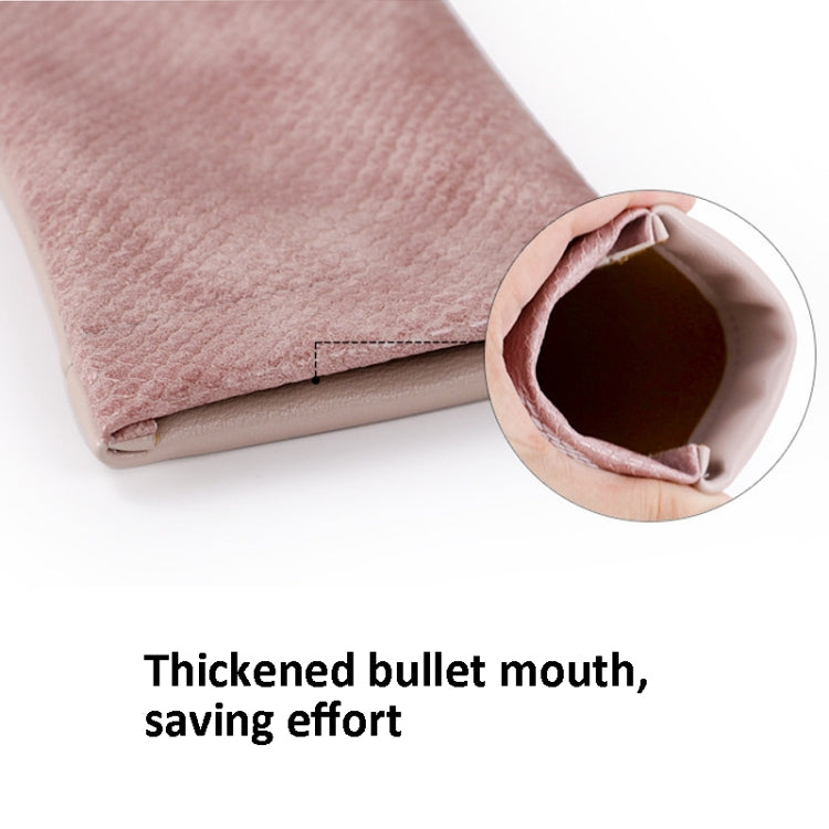 Snake Print PU Elastic Leather Sunglasses Bag  Myopia And Presbyopic Glasses Bag