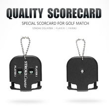 Load image into Gallery viewer, PGM Square Golf Scoring Device Double Dial Counting Device
