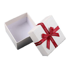 Load image into Gallery viewer, 10 PCS Bowknot Jewelry Gift Box Square Jewelry Paper Packaging Box, 8x8x4.5cm, 9x9x4cm, 6.2x6.2cm, 8x8x3.5cm