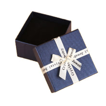 Load image into Gallery viewer, 10 PCS Bowknot Jewelry Gift Box Square Jewelry Paper Packaging Box, 8x8x4.5cm, 9x9x4cm, 6.2x6.2cm, 8x8x3.5cm