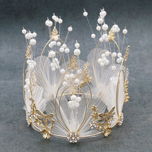 Load image into Gallery viewer, Fairy Dragonfly Fairy Cake Decoration Bridal Crown Baking Birthday Ornaments, Crown Cake Decoration