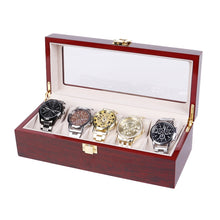 Load image into Gallery viewer, Wooden Baking Paint Watch Box Jewelry Storage Display Box, 2-bit Spray Paint, 3-bit Spray Paint, 5-bit Paint, 6-bit Paint, 10-bit Paint, 12-bit Paint, 20-bit Paint, 6+3 Double-layer Paint, 24-bit Paint, 06 Black + Rice Matte, 10-bit Black + Rice Matte ...