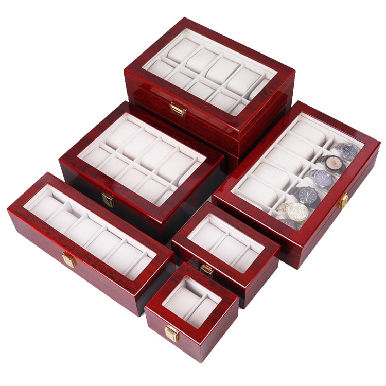 Wooden Baking Paint Watch Box Jewelry Storage Display Box, 2-bit Spray Paint, 3-bit Spray Paint, 5-bit Paint, 6-bit Paint, 10-bit Paint, 12-bit Paint, 20-bit Paint, 6+3 Double-layer Paint, 24-bit Paint, 06 Black + Rice Matte, 10-bit Black + Rice Matte ...