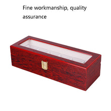 Load image into Gallery viewer, Wooden Baking Paint Watch Box Jewelry Storage Display Box, 2-bit Spray Paint, 3-bit Spray Paint, 5-bit Paint, 6-bit Paint, 10-bit Paint, 12-bit Paint, 20-bit Paint, 6+3 Double-layer Paint, 24-bit Paint, 06 Black + Rice Matte, 10-bit Black + Rice Matte ...