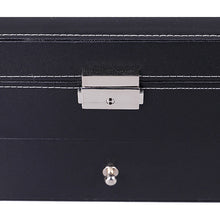 Load image into Gallery viewer, PU Leather Double-Layer Glasses Case Sunglasses Storage Display Box, Size: 33.5x19.5x15.5 cm