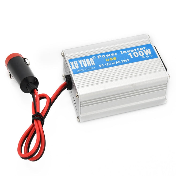 XUYUAN 100W Car Inverter Car Notebook Power Supply with USB, 12V to 220V, 24V to 220V