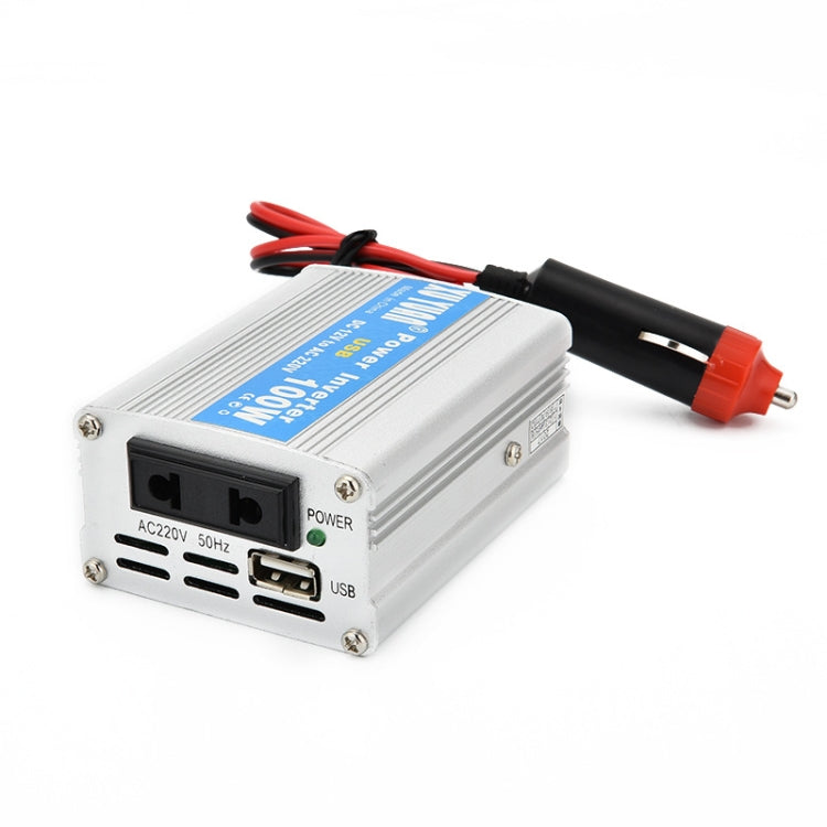 XUYUAN 100W Car Inverter Car Notebook Power Supply with USB, 12V to 220V, 24V to 220V