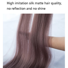 Load image into Gallery viewer, 5 PCS Color Highlighting Hair Extension Piece One-Piece Invisible Seamless Hair Extension Piece, Smoky Blue, White Tea Ash, Space Gray, Pencil Gray, Aoki Ash, Flax Gold, Fog White Copper, Aurora Violet, Thin Plum Purple, Thin Rattan, Cherry Pink       ...