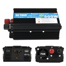 Load image into Gallery viewer, XUYUAN 500W Inverter Power Converter, 12V to 220V, 24V to 220V, 12V to 110V, 24V to 110V
