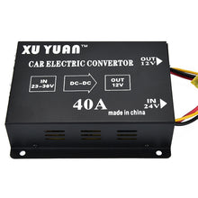 Load image into Gallery viewer, XUYUAN 480W Step-Down Converter 24V to 12V 40A Automotive DC Power Buck Converter, 480W 24V to 12V