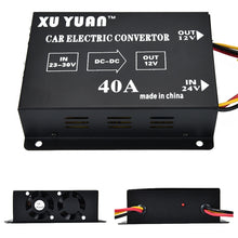 Load image into Gallery viewer, XUYUAN 480W Step-Down Converter 24V to 12V 40A Automotive DC Power Buck Converter, 480W 24V to 12V