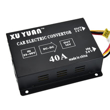 Load image into Gallery viewer, XUYUAN 480W Step-Down Converter 24V to 12V 40A Automotive DC Power Buck Converter, 480W 24V to 12V