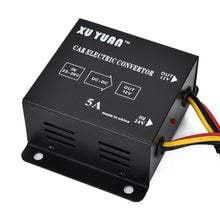 Load image into Gallery viewer, XUYUAN 60W Step-Down Converter 24V to 12V 5A Automotive DC Power Buck Converter