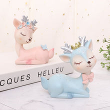 Load image into Gallery viewer, Car Decoration Cartoon Sika Deer Decoration Creative Resin Handicraft Cake Decoration