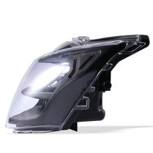 Load image into Gallery viewer, Motorcycle LDE Retro Headlights LED Far Near Beam Lights For Yamaha LC135 V2-V6, Transparent Glass, Smoked Glass