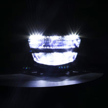 Load image into Gallery viewer, Motorcycle LDE Retro Headlights LED Far Near Beam Lights For Yamaha LC135 V2-V6, Transparent Glass, Smoked Glass