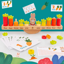 Load image into Gallery viewer, Children Early Education Puzzle Rabbit Balanced Toy Math Addition Subtraction Enlightenment Toy