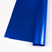 Load image into Gallery viewer, Matte Platinum Paper Flower Wrapping Paper OPP Material Bouquet Wrapping Paper, Army Green, Breown, Royal Blue, Wine Red, Rose Red, Red, Golden, Deep Purple, Silver, Black, Medium Purple, Cement Gray, Moonlight Blue, Natural Green