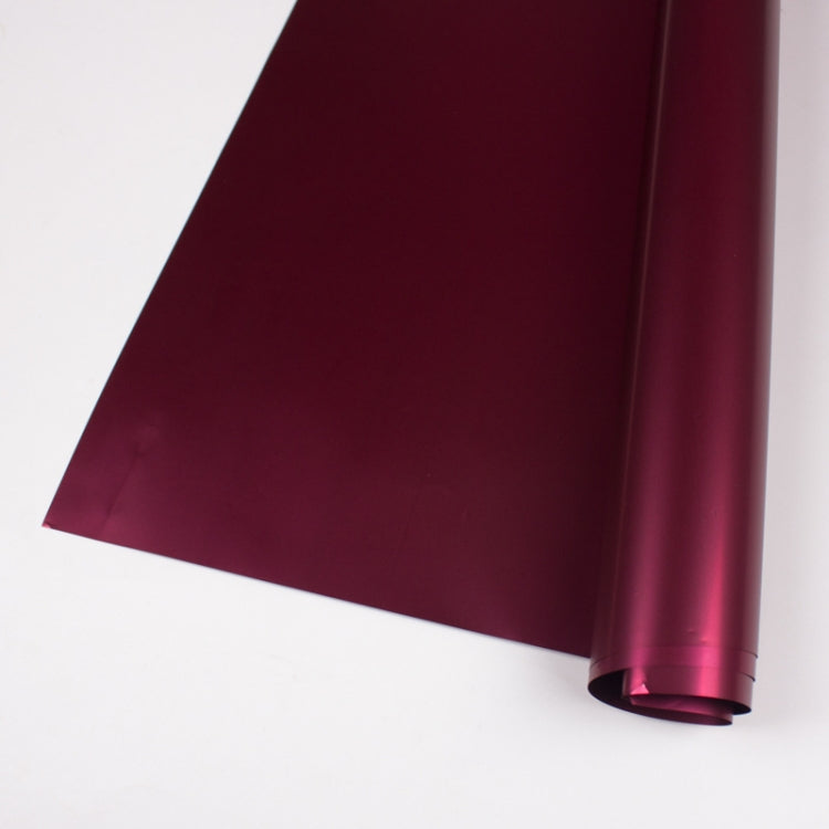 Matte Platinum Paper Flower Wrapping Paper OPP Material Bouquet Wrapping Paper, Army Green, Breown, Royal Blue, Wine Red, Rose Red, Red, Golden, Deep Purple, Silver, Black, Medium Purple, Cement Gray, Moonlight Blue, Natural Green