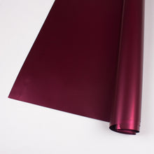 Load image into Gallery viewer, Matte Platinum Paper Flower Wrapping Paper OPP Material Bouquet Wrapping Paper, Army Green, Breown, Royal Blue, Wine Red, Rose Red, Red, Golden, Deep Purple, Silver, Black, Medium Purple, Cement Gray, Moonlight Blue, Natural Green
