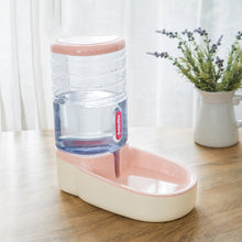 Load image into Gallery viewer, Hipidog Pet Automatic Feeder Cat &amp; Dog Waterer Feeding Bowl Combined Grain Storage Bucket, Drinking Fountain (Blue), Drinking Fountain (Green), Drinking Fountain (Pink), Drinking Fountain (Grey), Feeder (Blue), Feeder (Green), Feeder (Pink), Feeder (Grey)