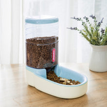 Load image into Gallery viewer, Hipidog Pet Automatic Feeder Cat &amp; Dog Waterer Feeding Bowl Combined Grain Storage Bucket, Drinking Fountain (Blue), Drinking Fountain (Green), Drinking Fountain (Pink), Drinking Fountain (Grey), Feeder (Blue), Feeder (Green), Feeder (Pink), Feeder (Grey)