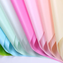 Load image into Gallery viewer, 20 Sheets / Pack Flower Wrapping Paper Matte Paper Gift Paper Translucent Wrapping Paper Material, Colour: Wine Red, Wine Red, Brown, Golden, Silver, Black, Rose Red, Deep Pink, Deep Champagne, Gouache, Light Champagne, White Tea, Red Gray, Light Gray ...