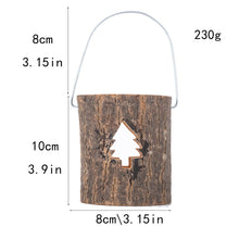 Load image into Gallery viewer, 120211 Valentine Day Atmosphere Lamp Candle Holder Cafe Decoration Home Party Decoration Tea Wax Wooden Candle Cup, Snowflake, Pine, Five Stars, Love