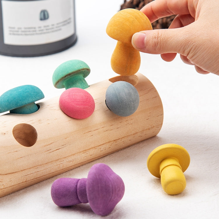 Simulation Mushroom Picking Game Baby Puzzle Concentration Training Toy