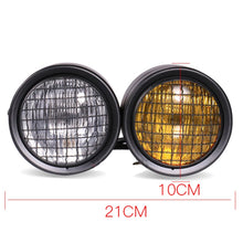 Load image into Gallery viewer, Motorcycle Retro Headlight CG125 Metal Universal Headlight Retro Dual Lamp, Retro Dual Lamp