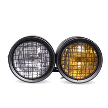 Load image into Gallery viewer, Motorcycle Retro Headlight CG125 Metal Universal Headlight Retro Dual Lamp, Retro Dual Lamp