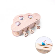 Load image into Gallery viewer, Hamster And Cat Toys Solid Wood Cat Supplies, Cloud Hairy Mouse, Five-hole Hairy Mouse, Eight-hole Hairy Mouse, Cloud Doll, Five-hole Doll, Eight-hole doll