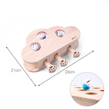 Load image into Gallery viewer, Hamster And Cat Toys Solid Wood Cat Supplies, Cloud Hairy Mouse, Five-hole Hairy Mouse, Eight-hole Hairy Mouse, Cloud Doll, Five-hole Doll, Eight-hole doll