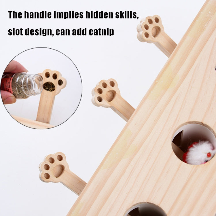 Hamster And Cat Toys Solid Wood Cat Supplies, Cloud Hairy Mouse, Five-hole Hairy Mouse, Eight-hole Hairy Mouse, Cloud Doll, Five-hole Doll, Eight-hole doll