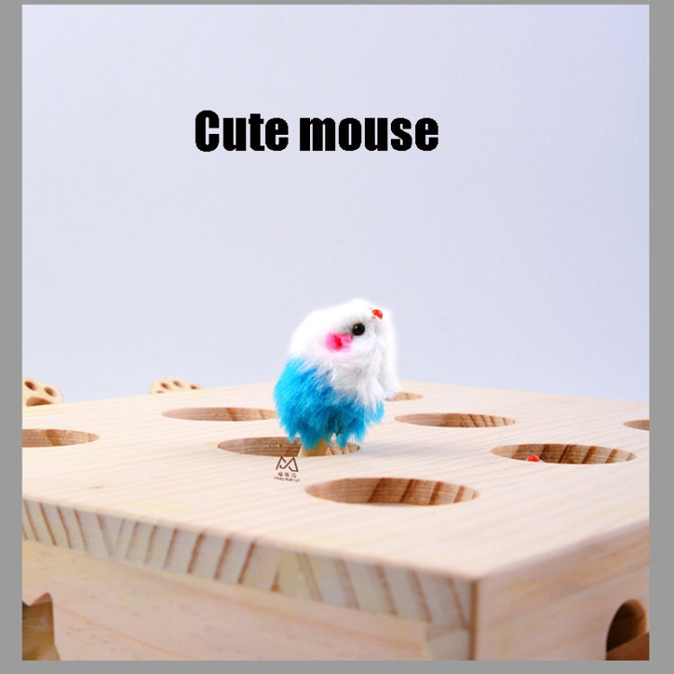 Hamster And Cat Toys Solid Wood Cat Supplies, Cloud Hairy Mouse, Five-hole Hairy Mouse, Eight-hole Hairy Mouse, Cloud Doll, Five-hole Doll, Eight-hole doll