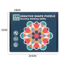 Load image into Gallery viewer, Wooden 180 Pieces Three-Dimensional Shape Puzzle Toy Children Early Education Animal Jigsaw