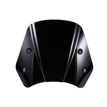 Load image into Gallery viewer, 5-7 Inch Retro Motorcycle Windshield Universal Modified Windshield, Black, Smoky, Transparent