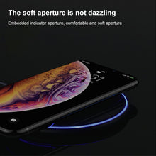 Load image into Gallery viewer, X8 15W QI Round Acrylic Mirror Wireless Charger