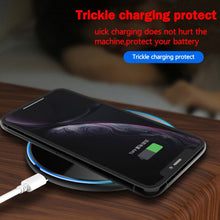 Load image into Gallery viewer, X8 15W QI Round Acrylic Mirror Wireless Charger