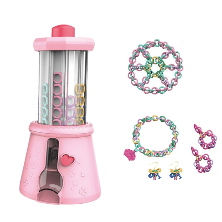 DIY Braided Bracelet Toy Beaded Braided Chain Link Maker Girl Dress Up Toy