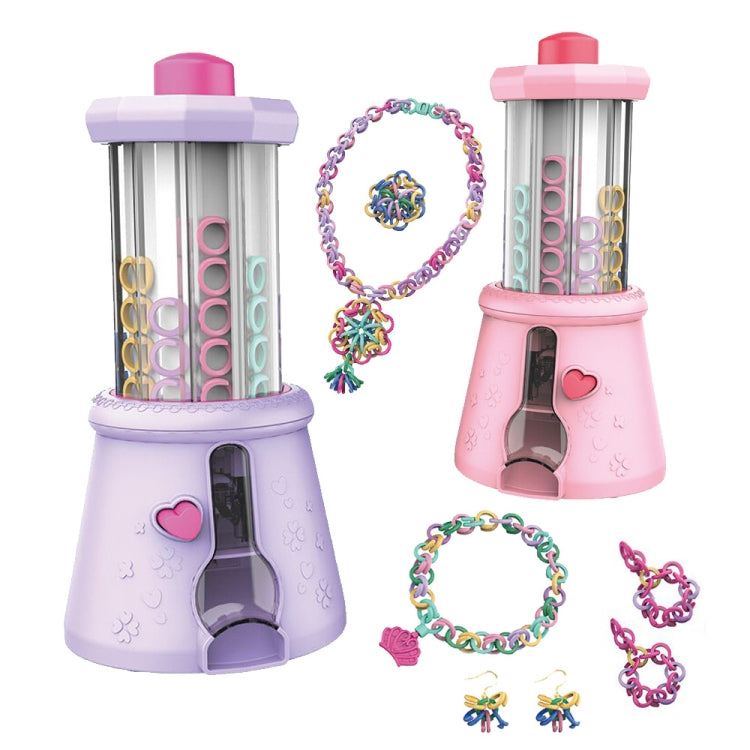 DIY Braided Bracelet Toy Beaded Braided Chain Link Maker Girl Dress Up Toy